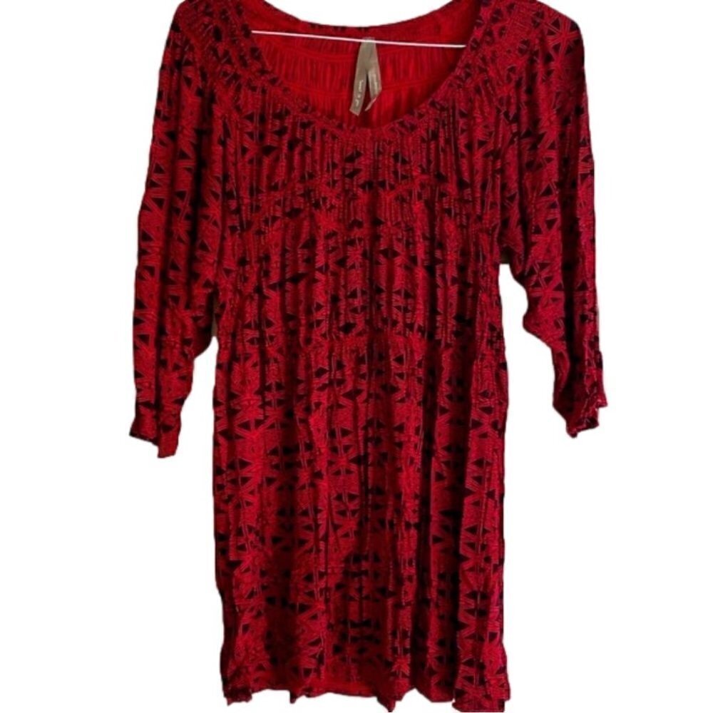 Pennington’s 1X 3/4 Sleeve Stretchy Shirt